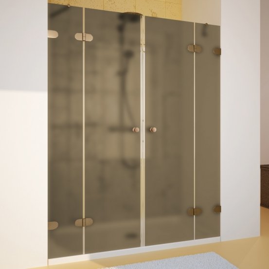 LUX DOOR GK-004 бронзовый стекло бронзовое матовое