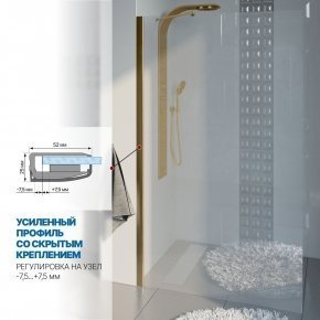 Инфографика 3 LUX DOOR GK-601N бронзовый стекло бесцветное