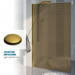 Инфографика 4 LUX DOOR GK-601N золотой металлик стекло бронзовое матовое