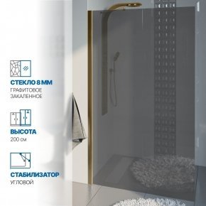 Инфографика 1 LUX DOOR GK-601N бронзовый стекло графитовое