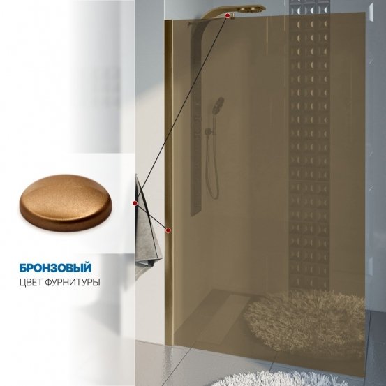 Инфографика 4 LUX DOOR GK-601N бронзовый стекло бронзовое