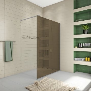 WALK-IN P008STB хром матовый стекло бронзовое