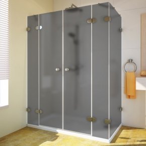 LUX RECTAN GK-005B хром блестящий стекло графитовое матовое