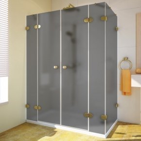 LUX RECTAN GK-005B золотой металлик стекло графитовое матовое
