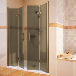 LUX DOOR GK-104A-CH02 бронзовый стекло бронзовое матовое