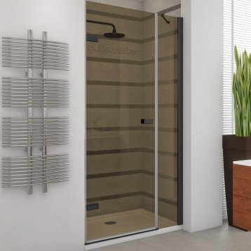 TREND DOOR GK-862BP черный матовый стекло бронзовое