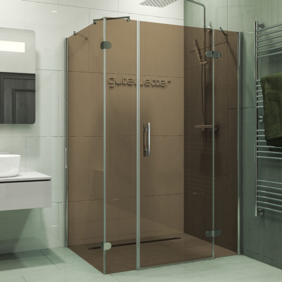Душевой уголок LUX RECTAN GK-104B1-CH02