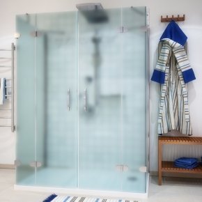 LUX RECTAN GK-106-CH02 хром блестящий стекло матовое