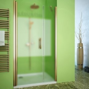 LUX DOOR GK-602B-CH02 золотой металлик стекло матовое