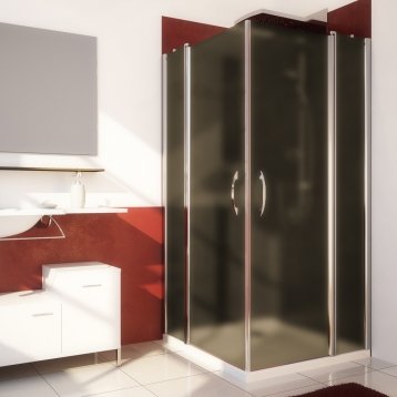 LUX SQUARE GK-604-CH02 хром блестящий стекло бронзовое матовое