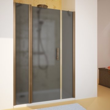 LUX DOOR GK-603-CH02 бронзовый стекло графитовое матовое