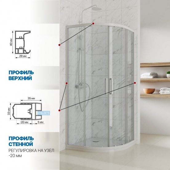 Инфографика 3 KÜBELE DE018R белый матовый стекло бесцветное