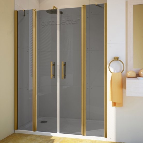 LUX DOOR GK-604-CH02 золотой металлик стекло графитовое
