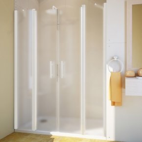 LUX DOOR GK-604-CH02 белый матовый стекло матовое