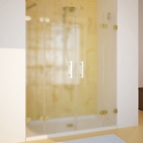 LUX DOOR GK-004-CH02 золотой металлик стекло матовое