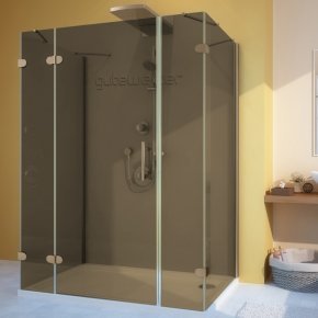 LUX RECTAN GK-105A-CH02 бронзовый стекло бронзовое левое открывание двери