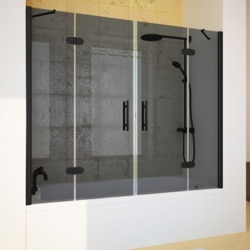 LUX PART GV-104-CH02 черный матовый стекло графитовое