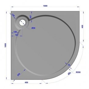 GW Deluxe 100x100x2 R-White #5