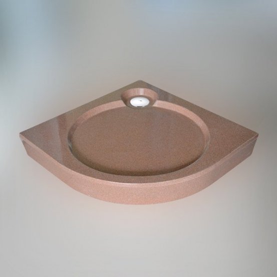 Поддон для душа GW Deluxe 100x100x16 R-Terracotta