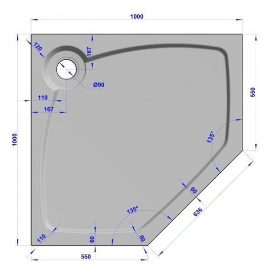 GW Deluxe 100x100x2 P-Sand #6