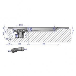 GW Deluxe 90x90x2 P-Sand #7