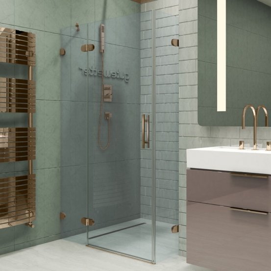 Душевой уголок LUX RECTAN GK-003GC-2522-CH02