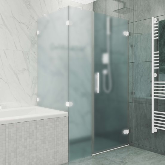 Душевой уголок LUX RECTAN GK-003AV-CH02