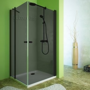 LUX RECTAN GK-603A черный матовый стекло графитовое