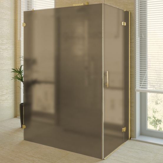 Душевой уголок LUX RECTAN GK-104CP-CH02