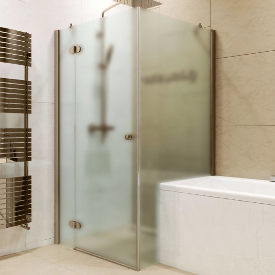 LUX RECTAN GK-003V1PP бронзовый стекло матовое левое открывание двери