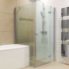 LUX RECTAN GK-003V1PP хром матовый стекло матовое правое открывание двери