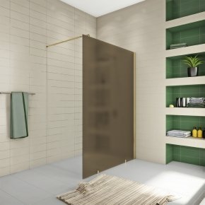 TREND DOOR GK-861NBPITL золотой металлик стекло бронзовое матовое