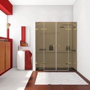 TREND DOOR GK-864TWO золотой гальванический стекло бронзовое