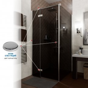 Инфографика 4 Q35 хром блестящий стекло графитовое левое открывание двери