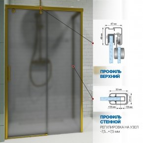 Инфографика 4 SLIDE RECTAN GK-863B золотой металлик стекло  графитовое матовое