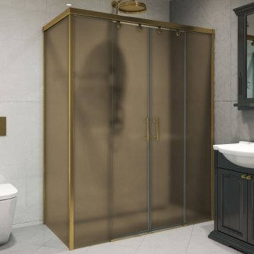SLIDE RECTAN GK-865 бронзовый стекло бронзовое матовое