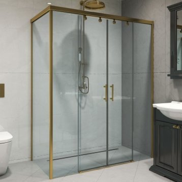 SLIDE RECTAN GK-865 бронзовый стекло выбеленное