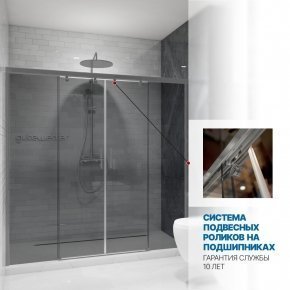 Инфографика 3 SLIDE DOOR GK-864 хром матовый стекло  графитовое