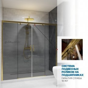 Инфографика 3 SLIDE DOOR GK-864 золотой металлик стекло  графитовое