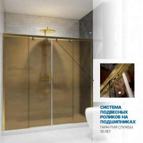 Инфографика 3 SLIDE DOOR GK-864 золотой металлик стекло бронзовое матовое