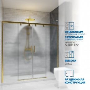 Инфографика 1 SLIDE DOOR GK-864 золотой металлик стекло матовое