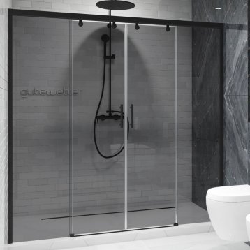 SLIDE DOOR GK-864 черный матовый стекло графитовое