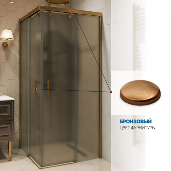 Инфографика 5 SLIDE SQUARE GK-864 бронзовый стекло бронзовое матовое