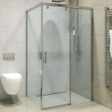 SLIDE SQUARE GK-863A хром блестящий стекло выбеленное