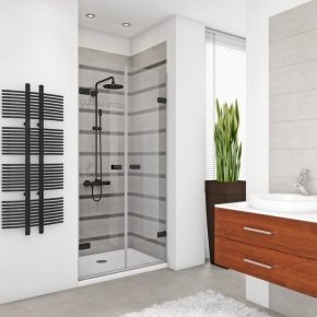 TREND DOOR GK-862 черный матовый стекло бесцветное