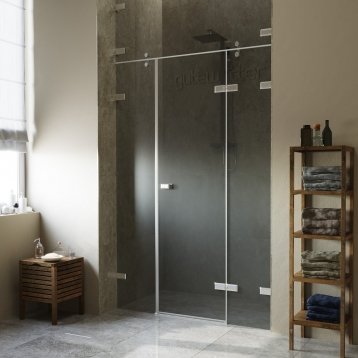 TREND DOOR GK-884ZF хром блестящий стекло бесцветное