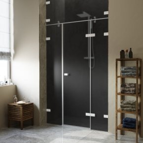 TREND DOOR GK-884ZF белый матовый стекло графитовое матовое