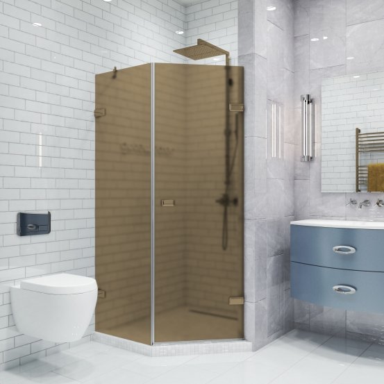 TREND DOOR GK-862BG135 бронзовый стекло бронзовое матовое