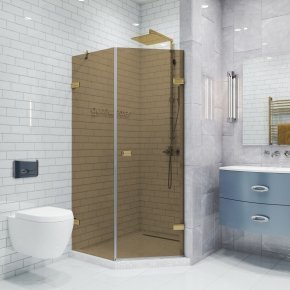 TREND DOOR GK-862BG135 золотой гальванический стекло бронзовое