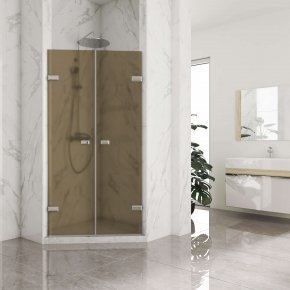 TREND DOOR GK-862G135 хром блестящий стекло бронзовое матовое